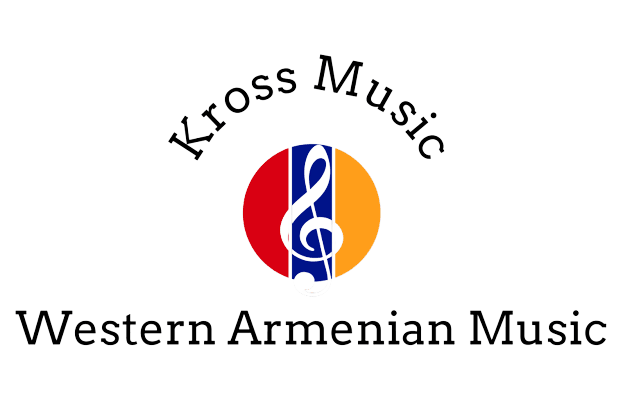 A logo for kross music, an eastern armenian musical group.